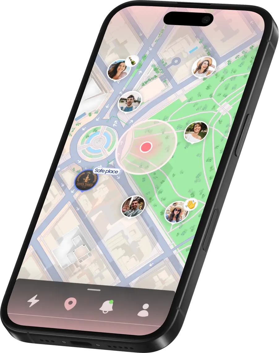 Software dashboard showing sustainability metrics including energy use, emissions trend, and goal progress